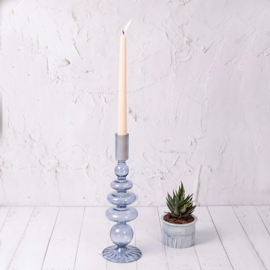Wisteria Candleholder Blue