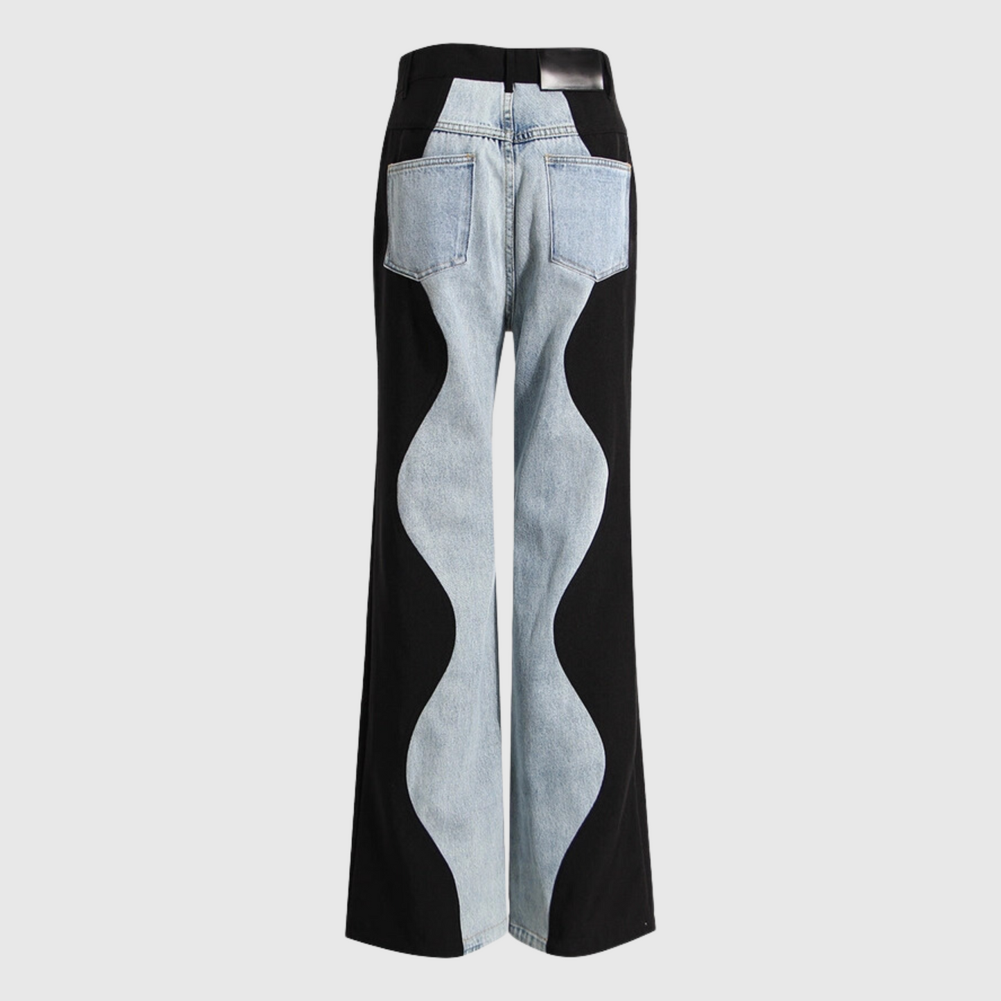 Wavy Black Denim