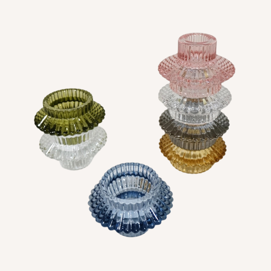 Taper/Tea Light Candlesticks, Stackable